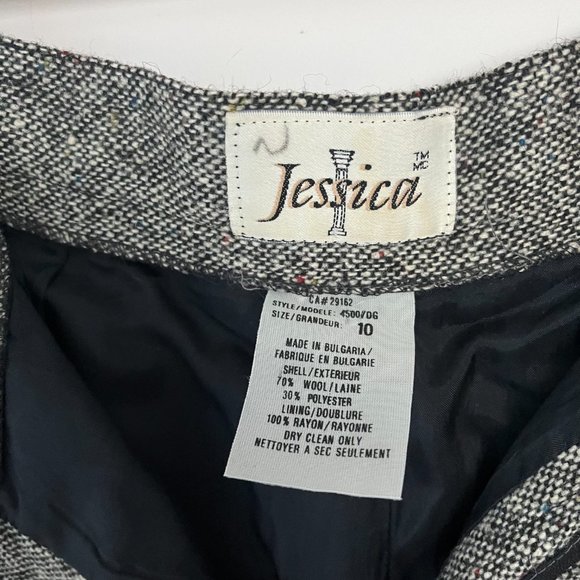 Vintage Jessica lined wool blend dress pants size 10 - Picture 5 of 7